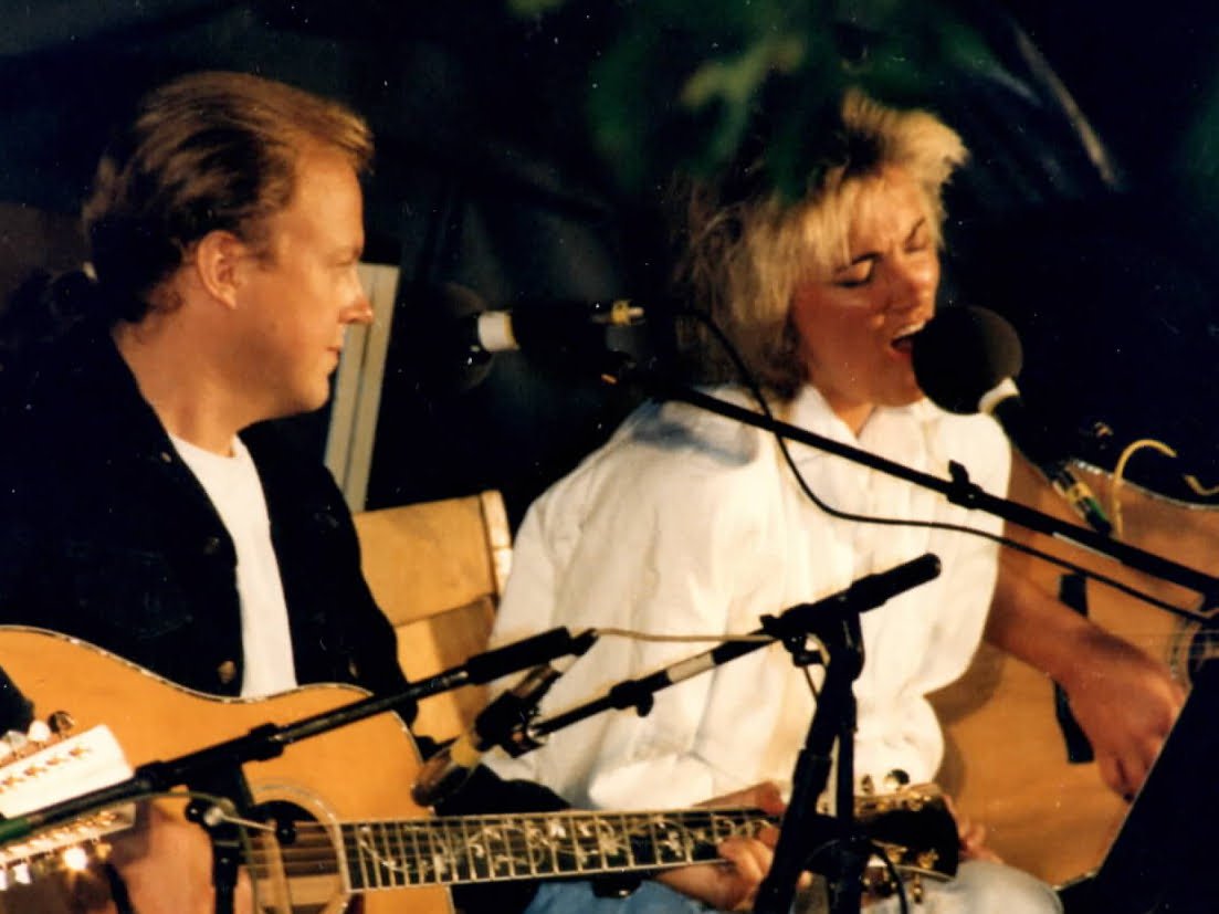 Visfestivalen i Västervik 1985 med bland andra Lasse Lindbom och Marie Fredriksson