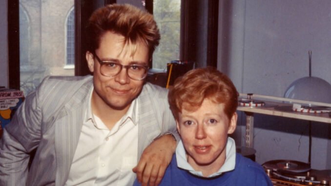 Staffan Dopping och Lotta Johansson, 1987